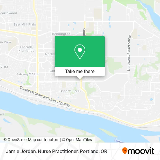 Jamie Jordan, Nurse Practitioner map