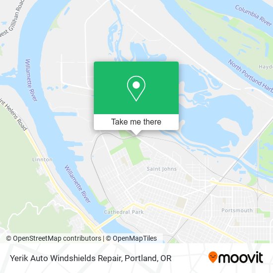 Yerik Auto Windshields Repair map