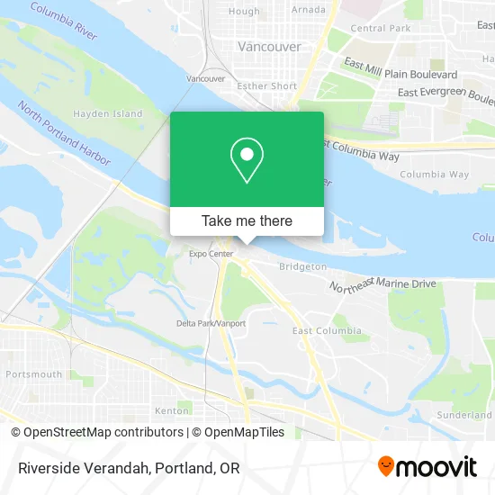 Riverside Verandah map