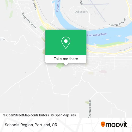 Schools Region map