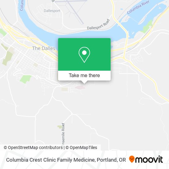 Columbia Crest Clinic Family Medicine map