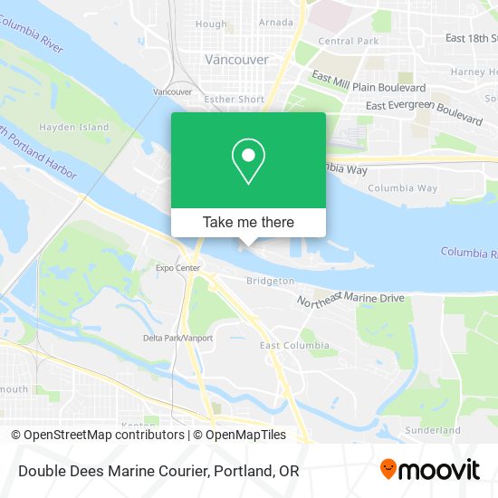 Double Dees Marine Courier map