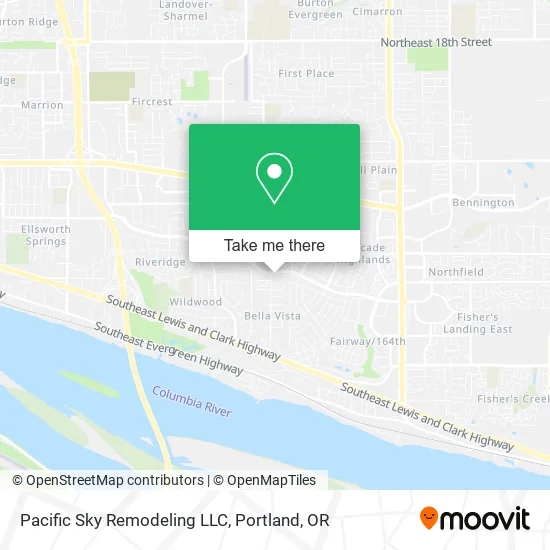 Pacific Sky Remodeling LLC map