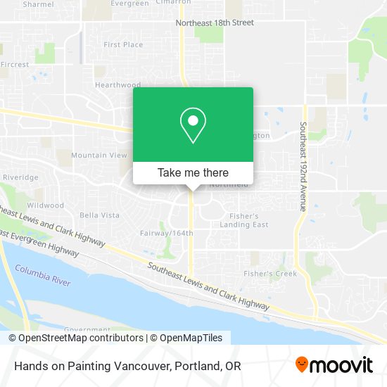 Mapa de Hands on Painting Vancouver