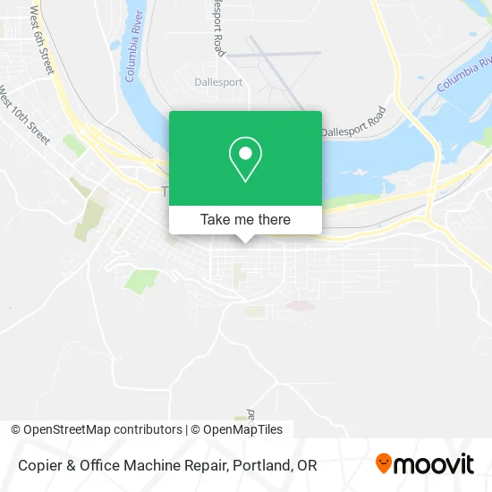 Copier & Office Machine Repair map