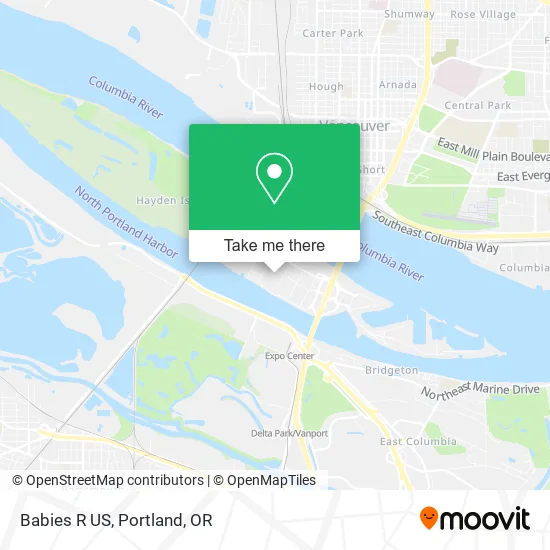 Babies R US map