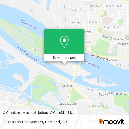 Mattress Discounters map