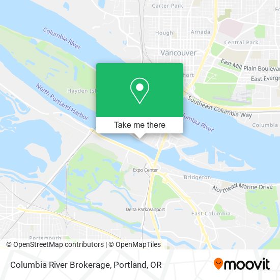 Columbia River Brokerage map