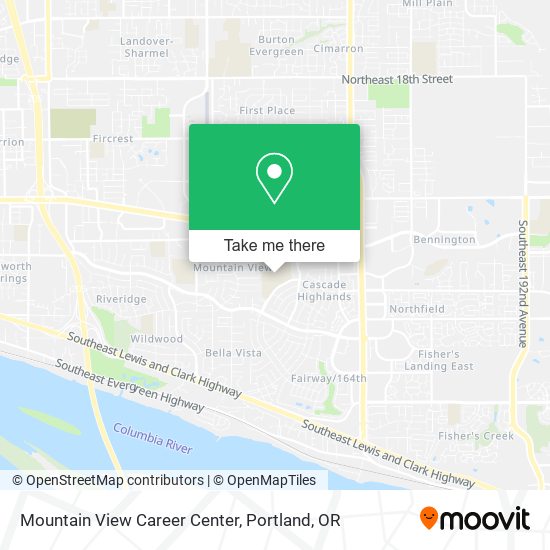 Mountain View Career Center map