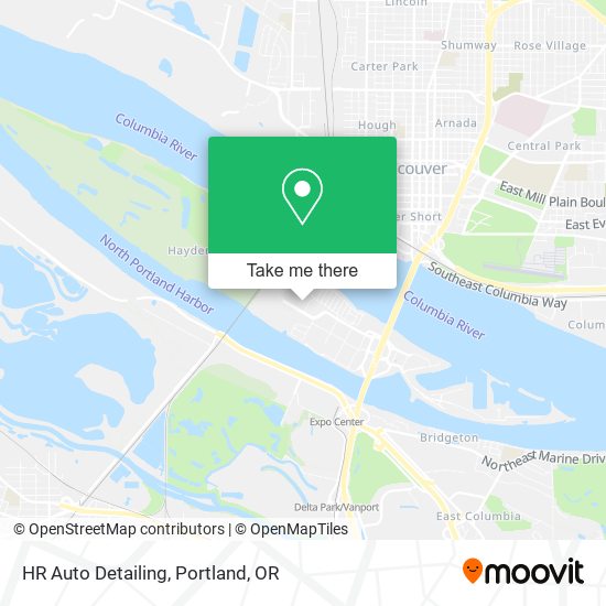 Mapa de HR Auto Detailing