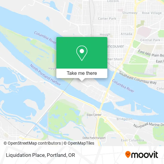 Liquidation Place map