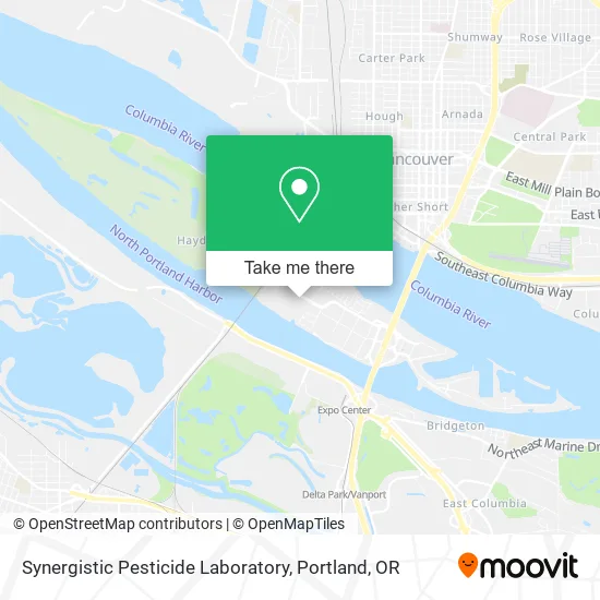 Mapa de Synergistic Pesticide Laboratory