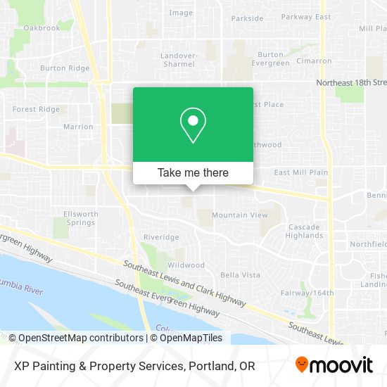 XP Painting & Property Services map