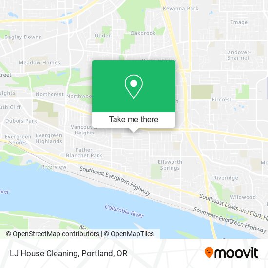 LJ House Cleaning map