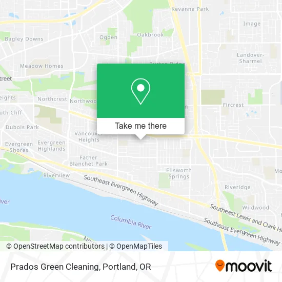Prados Green Cleaning map
