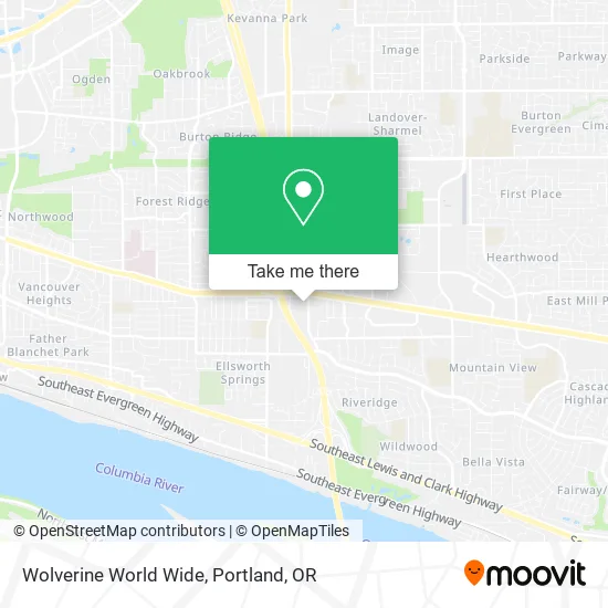 Wolverine World Wide map