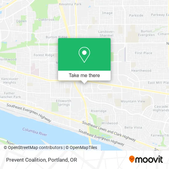Prevent Coalition map