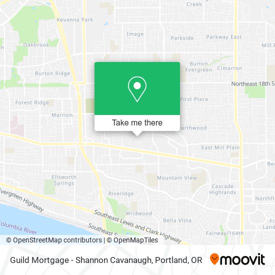 Guild Mortgage - Shannon Cavanaugh map