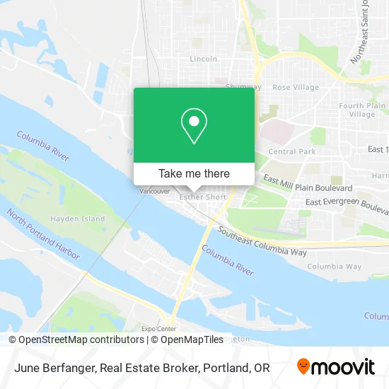 June Berfanger, Real Estate Broker map