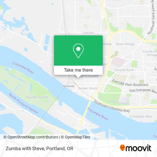 Zumba with Steve map