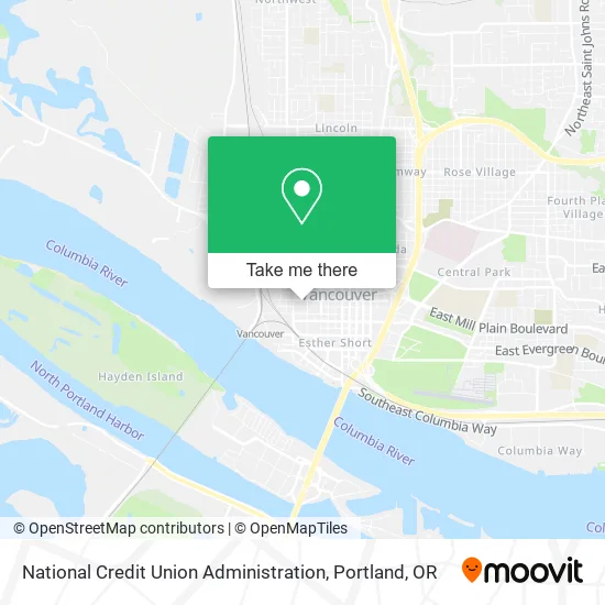 Mapa de National Credit Union Administration