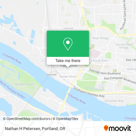 Mapa de Nathan H Petersen