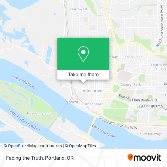 Facing the Truth map