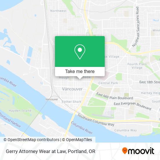 Gerry Attorney Wear at Law map