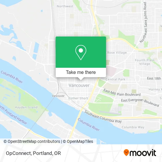 Mapa de OpConnect