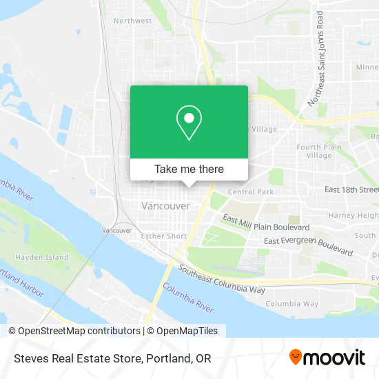 Steves Real Estate Store map