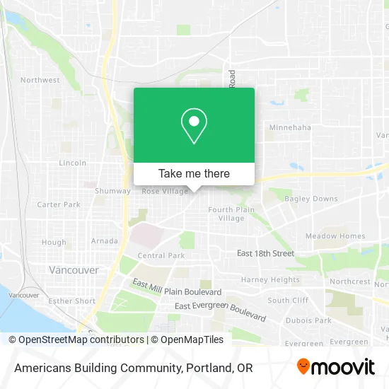 Americans Building Community map