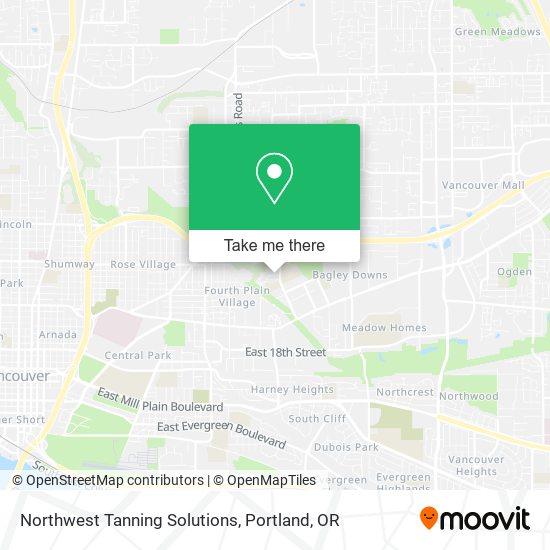 Northwest Tanning Solutions map