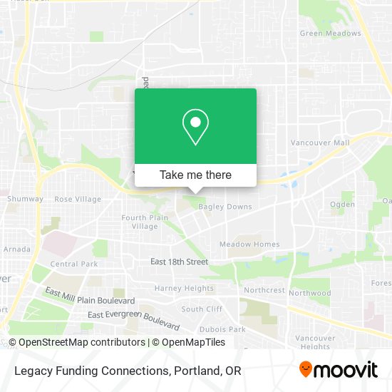 Mapa de Legacy Funding Connections