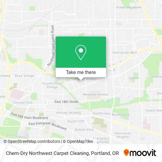 Mapa de Chem-Dry Northwest Carpet Cleaning