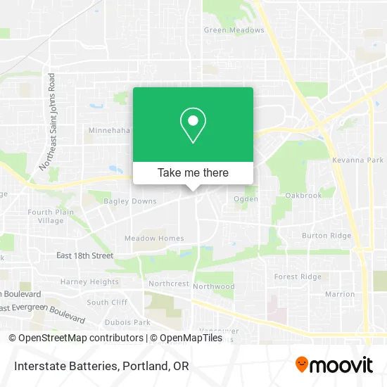 Interstate Batteries map