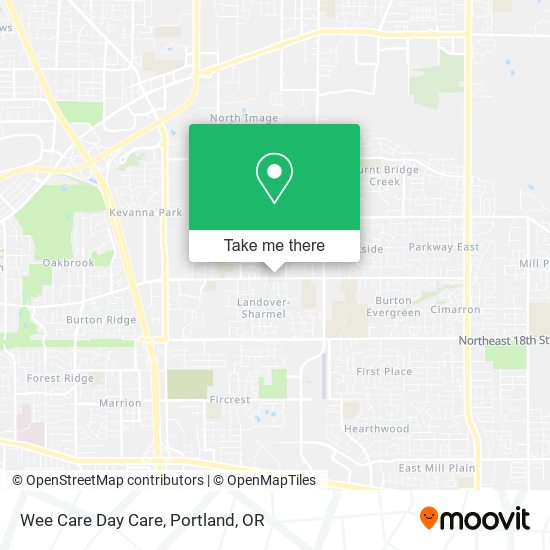 Wee Care Day Care map