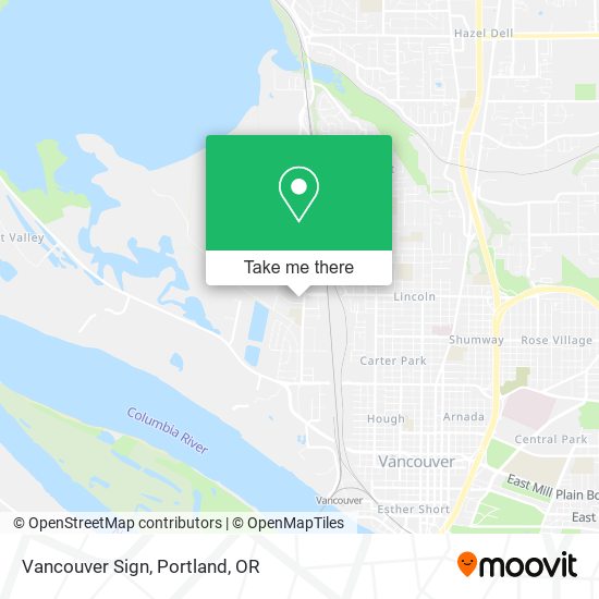 Mapa de Vancouver Sign