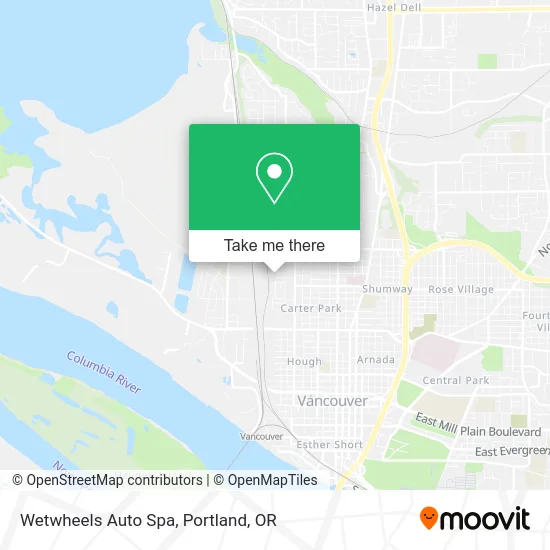 Wetwheels Auto Spa map