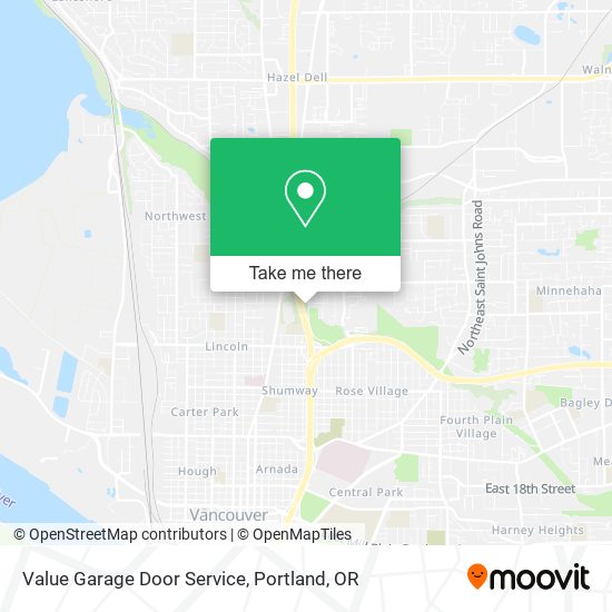 Value Garage Door Service map