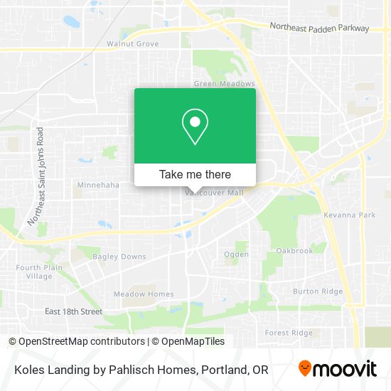 Mapa de Koles Landing by Pahlisch Homes