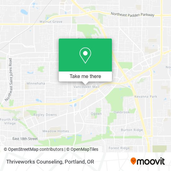 Thriveworks Counseling map