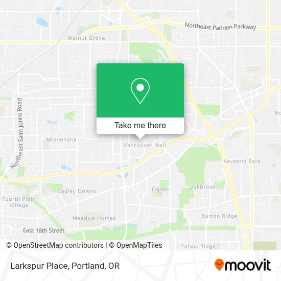 Larkspur Place map
