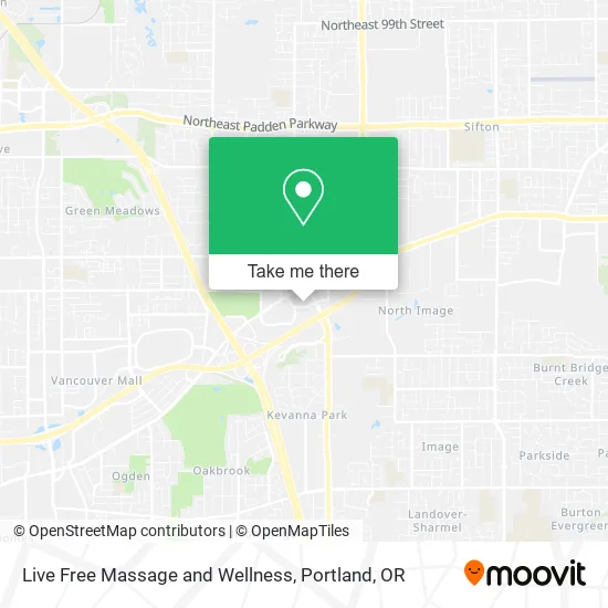 Live Free Massage and Wellness map
