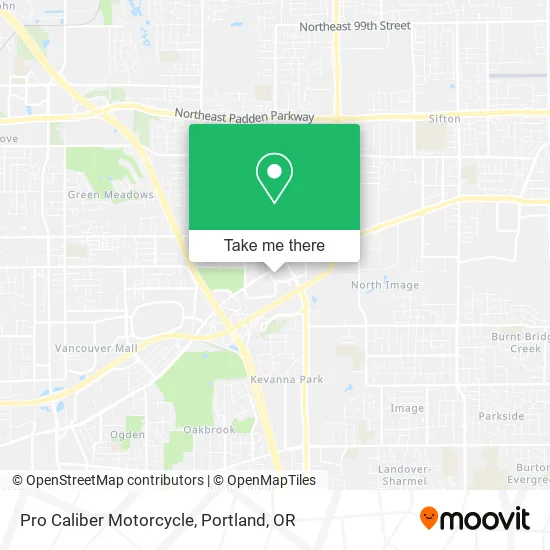 Pro Caliber Motorcycle map