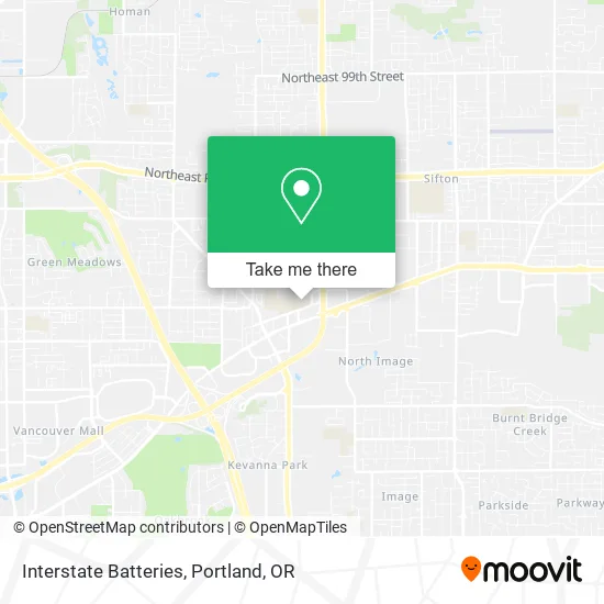 Interstate Batteries map