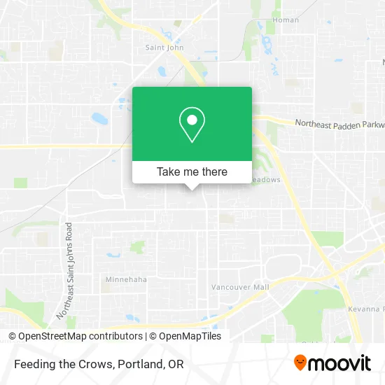 Feeding the Crows map