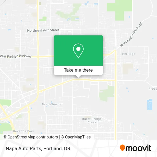 Napa Auto Parts map