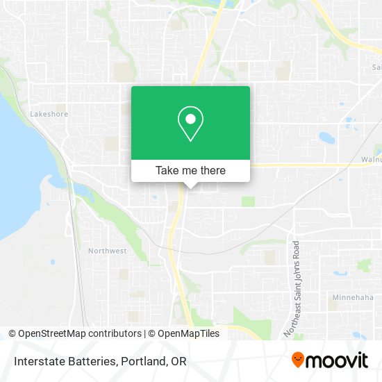 Interstate Batteries map