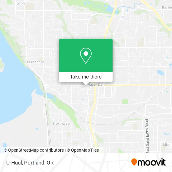 U-Haul map