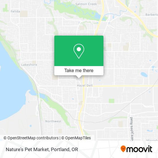 Nature's Pet Market map